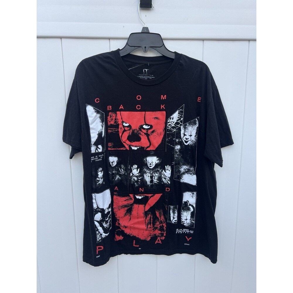 Pennywise IT Chapter Two Come Back And Play T-Shirt Adult Sz 2X